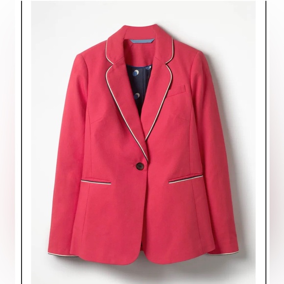 BODEN Lilah cotton blazer size 6 - Picture 3 of 8